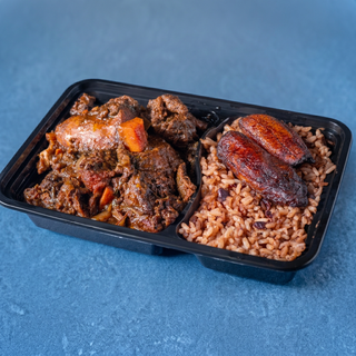 Brown Stew Chicken Small Plate